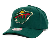 Kšiltovka Mitchell & Ness - Minnesota Wild - Team Ground 2.0 Pro Snapback - Hunter Green