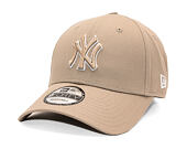 Kšiltovka New Era - MLB Outline 9FORTY - NY Yankees - Light Brown