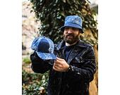 Kšiltovka Kangol - TRENDS PACK - Denim Mashup Baseball - Medium Blue Floral