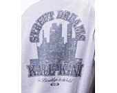 Mikina Karl Kani - Signature Oversized Zip Hoodie - Heather Grey