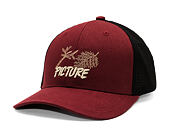 Kšiltovka Picture - Kuldo Trucker - Cabernet