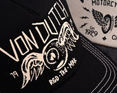 Kšiltovka Von Dutch - Trucker - Eye Out Side Patch Black/White