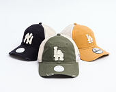 Dámská Kšiltovka New Era - MLB Distress Trucker 9TWENTY Trucker - LA Dodgers - New Olive