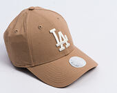 Dámská Kšiltovka New Era - MLB Linen 9FORTY - LA Dodgers - Camel