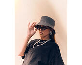 Klobouk Kangol - Grid Knit Bucket - Black