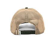 Kšiltovka New Era - Branded Wild West Patch 9FORTY M-CROWN A-Frame Trucker - New Olive / Stone