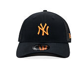 Kšiltovka New Era - MLB Midi Homefield 9FORTY Trucker - NY Yankees - Navy / Orange