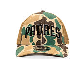 Kšiltovka New Era - MLB Wordmark Camo 9FORTY M-CROWN - San Diego Padres - Wheat