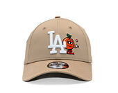 Dětská Kšiltovka New Era - MLB Icon 9FORTY - LA Dodgers - Camel / White