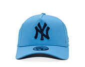 Dětská Kšiltovka New Era - MLB Essential 9FORTY A-Frame Trucker - NY Yankees - Blue / Ocean Blue