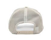 Kšiltovka New Era - MLB Outline 9FORTY A-Frame Trucker - NY Yankees - Cream / Orange