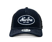 Dámská Kšiltovka New Era - Branded Denim Oval Logo 9FORTY M-CROWN A-Frame Trucker - Navy