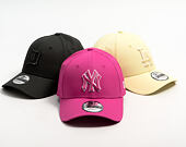 Kšiltovka New Era - MLB Team Outline 9FORTY - NY Yankees - Fuchsia / White