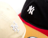 Kšiltovka New Era - MLB Mini Logo Washed Contrast 9TWENTY - NY Mets - Cream / Dusted Ochre