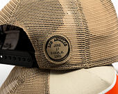 Dětská Kšiltovka New Era - Branded Location Patch 9FORTY A-Frame Trucker - Stone