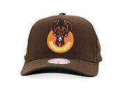 Kšiltovka Mitchell & Ness - NBA - Chestnut Peak - Milwaukee Bucks - Brown