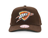 Kšiltovka Mitchell & Ness - NBA - Chestnut Peak - Oklahoma City Thunder - Brown