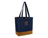 Taška New Era - MLB Suede Denim Tote - NY Yankees - Navy