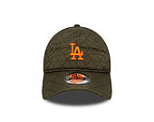 Kšiltovka New Era - MLB Quilted 9TWENTY - LA Dodgers - Green / Orange