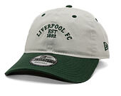 Kšiltovka New Era - Contrast 9TWENTY - LIVERPOOL FC - Ivory / Green