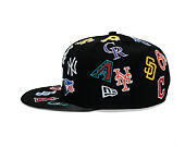 Kšiltovka New Era - MLB All Over Logo 59FIFTY - Black