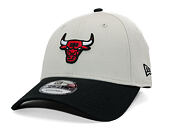 Kšiltovka New Era - NBA Color Block 9FORTY - Chicago Bulls - Stone / Black
