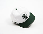 Kšiltovka Mitchell & Ness - NBA - Side Script - Boston Celtics - White/Green
