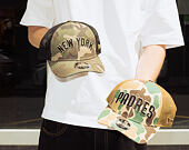 Kšiltovka New Era - MLB Wordmark Camo 9FORTY M-CROWN - NY Yankees - Woodland Camo