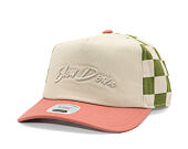 Kšiltovka Brixton - Slow Down Mp Snapback - Sublime Green Gingham/Whitecap