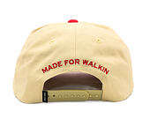 Kšiltovka Brixton - Two Boots C Np Mp Snapback - Celestial Yellow/Red