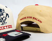 Kšiltovka Brixton - Two Boots C Np Mp Snapback - Celestial Yellow/Red