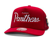 Kšiltovka Mitchell & Ness - Head Coach Trucker - NHL - Florida Panthers - Red