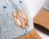 Kšiltovka Mitchell & Ness - Den Suede Strapback - NBA - Boston Celtics - Blue