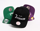 Kšiltovka Mitchell & Ness - Player Script Hwc - NBA - Philadelphia 76Ers - Allen Iverson - Black