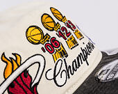 Kšiltovka New Era - NBA "Hardwood Classic Champions" 19TWENTY - Miami Heat - Chrome White / Team Col