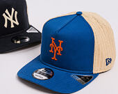 Kšiltovka New Era - MLB "Summer Twine Grained" 9FIFTY - NY Mets - Team Color / Open Market Tan