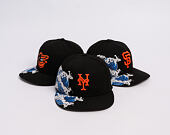 Kšiltovka New Era - MLB "Tidal Wave" 59FIFTY - NY Mets - Black
