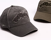 Kšiltovka Ed Hardy - Distressed Gothic 6 Panel Cap - Charcoal
