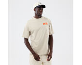 Triko New Era - Branded Food Character Oversized Tee - Stone