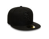 Kšiltovka New Era - MLB Black on Black 59FIFTY - Chicago White Sox - Black