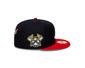Kšiltovka New Era - MLB IMAGE DROP Cooperstown Icon 59FIFTY - Atlanta Braves - Navy / Scarlet