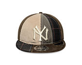 Kšiltovka New Era - MLB IMAGE DROP Patchwork 9FIFTY Retro Crown - NY Yankees - Brown