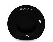 Dámský Baret New Era - MLB Wool Script Beret - NY Yankees - Black