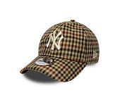 Kšiltovka New Era - MLB IMAGE DROP Water Repel Checker 9TWENTY - NY Yankees - Stone