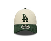 Kšiltovka New Era - MLB Cord 9FORTY M-CROWN - LA Dodgers - Cream / Cilantro Green