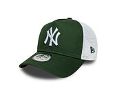 Kšiltovka New Era - MLB League Essential 9FORTY A-Frame Trucker - NY Yankees - Cilantro Green