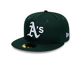 Kšiltovka New Era - MLB League Essential 59FIFTY - Oakland Athletics - Green / White