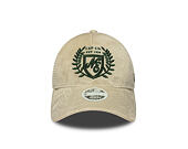 Dámská Kšiltovka New Era - Branded Velour 9FORTY M-CROWN A-Frame Trucker - Cream