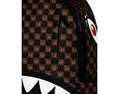 Batoh Sprayground - Sharks In Paris Wtf Bubble Brown Check Backpack
