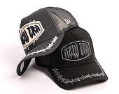 Kšiltovka New Era - Branded Distressed Patch 9FORTY A-Frame Trucker - Steel